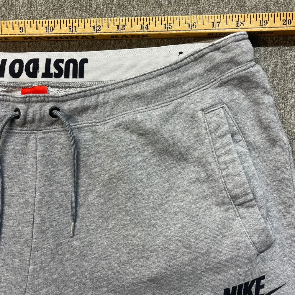 Nike Mens Just Do It Fleece Joggers Grey Sweatpants AA1533-091 XL